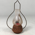 Japanese Kokeshi Doll Vtg Wooden Figurine Lamp Lantern Glass KF375