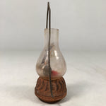 Japanese Kokeshi Doll Vtg Wooden Figurine Lamp Lantern Glass KF375