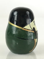 Japanese Kokeshi Doll Vtg Wooden Figurine Prince Fork Craft Green KF580