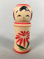 Japanese Kokeshi Doll Wooden Figurine Vtg Traditional Kokeshi Craft KF539