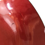 Japanese Lacquerware Lidded Bowl Vtg Urushi Green Red Owan Soup Rice LB17