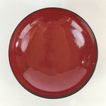 Japanese Lacquerware Lidded Bowl Vtg Urushi Green Red Owan Soup Rice LB19