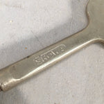 Japanese Metal Key Vtg Showa C1930 Silver Cast Brass JK14