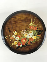 Japanese Modern Lacquerware Lidded Snack Bowl Kashiki Vtg Tea Ceremony PX669