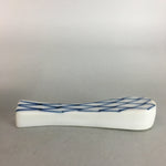 Japanese Porcelain Chopstick Rest Holder Vtg Hashioki Sometsuke Rice Scoop CR151