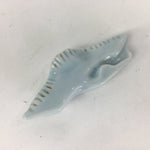 Japanese Porcelain Chopstick Rest Holder Vtg Light Blue Crane Hashioki CR234