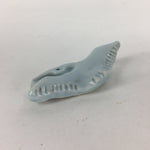 Japanese Porcelain Chopstick Rest Holder Vtg Light Blue Crane Hashioki CR235