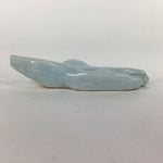 Japanese Porcelain Chopstick Rest Holder Vtg Light Blue Crane Hashioki CR237