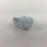 Japanese Porcelain Chopstick Rest Holder Vtg Light Blue Crane Hashioki CR237