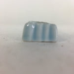 Japanese Porcelain Chopstick Rest Holder Vtg Light Blue Ribbon Hashioki CR226