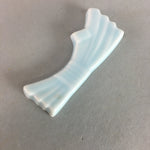 Japanese Porcelain Chopstick Rest Holder Vtg Ribbon Shape Handmade CR181