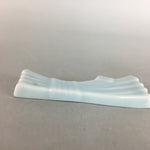 Japanese Porcelain Chopstick Rest Holder Vtg Ribbon Shape Handmade CR181