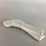 Japanese Porcelain Chopstick Rest Holder Vtg Ribbon Shape Handmade CR182