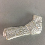 Japanese Porcelain Chopstick Rest Holder Vtg Ribbon Shape Handmade CR182