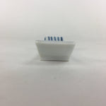 Japanese Porcelain Chopstick Rest Holder Vtg Sometsuke Red Chrysanthemum CR204