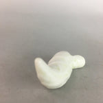 Japanese Porcelain Chopstick Rest Holder Vtg Sprout Design Handmade CR174