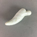 Japanese Porcelain Chopstick Rest Holder Vtg Sprout Design Handmade CR174