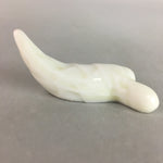 Japanese Porcelain Chopstick Rest Holder Vtg Sprout Design Handmade CR174