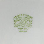 Japanese Porcelain Teacup Saucer Vtg Double Phoenix Nikko Japan Sansui PP669