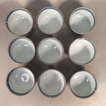 Japanese Porcelain Teacup Set 9pc Vtg Box Yunomi Sencha Bancha PX520