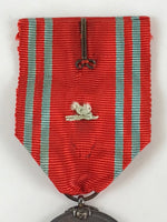 Japanese Red Cross Employee Emblem Badge Vtg Nihon-Sekijuji Red Ribbon JK448