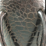 Japanese Sandals Zori Kimono Accessory Vtg Imitation Crocodile Leather J815