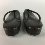 Japanese Sandals Zori Kimono Accessory Vtg Imitation Crocodile Leather J815