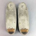 Japanese Sandals Zori Kimono Accessory Vtg Imitation Crocodile Leather J815