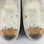 Japanese Sandals Zori Kimono Accessory Vtg Imitation Crocodile Leather J815