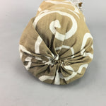 Japanese Shishi Lion Mask Vtg Foo Dog Head Doll Dance Fabric Handmade BD363