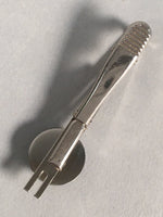 Japanese Tiepin Tie Clip Tack Vtg Clothing Accessory Necktie Cloisonné Green JK9