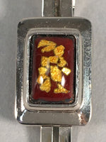 Japanese Tiepin Tie Clip Tack Vtg Clothing Accessory Necktie Cloisonné JK78