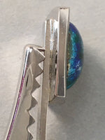 Japanese Tiepin Tie Clip Tack Vtg Clothing Accessory Necktie Cloisonné JK88