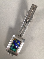 Japanese Tiepin Tie Clip Tack Vtg Clothing Accessory Necktie Cloisonné JK89