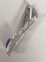 Japanese Tiepin Tie Clip Tack Vtg Clothing Accessory Necktie Cloisonné JK89