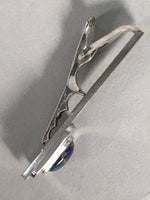 Japanese Tiepin Tie Clip Tack Vtg Clothing Accessory Necktie Cloisonné JK89