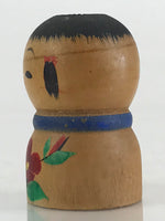 Japanese Wooden Kokeshi Doll Vtg Figurine Traditional Craft Toy KF626