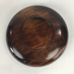 Japanese Wooden Lacquered Bowl Vtg Multi Bowl Snack Salad Soup Brown UR525