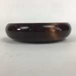 Japanese Wooden Lacquered Bowl Vtg Multi Bowl Snack Salad Soup Brown UR525