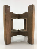 Japanese Wooden Spool Itomaki Vtg Thread Winding Frame Spinning Wheel JK413