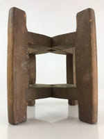 Japanese Wooden Spool Itomaki Vtg Thread Winding Frame Spinning Wheel JK413