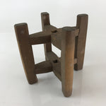 Japanese Wooden Spool Itomaki Vtg Thread Winding Frame Spinning Wheel JK413