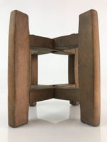 Japanese Wooden Spool Itomaki Vtg Thread Winding Frame Spinning Wheel JK414