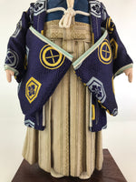 Japanese Yoshihama Ningyo Boy girl Hina Doll Festival Purple Kimono Obi PX649